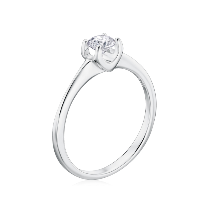 Золота каблучка з фіанітом Tesori 12113/02/1/4027