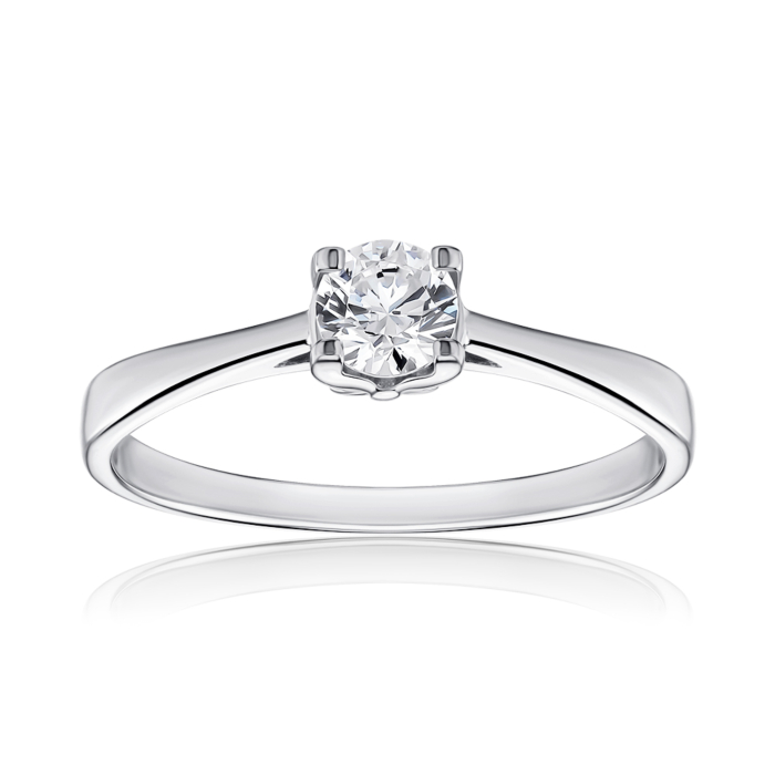 Золотое кольцо с фианитом Tesori 12253/02/1/4027