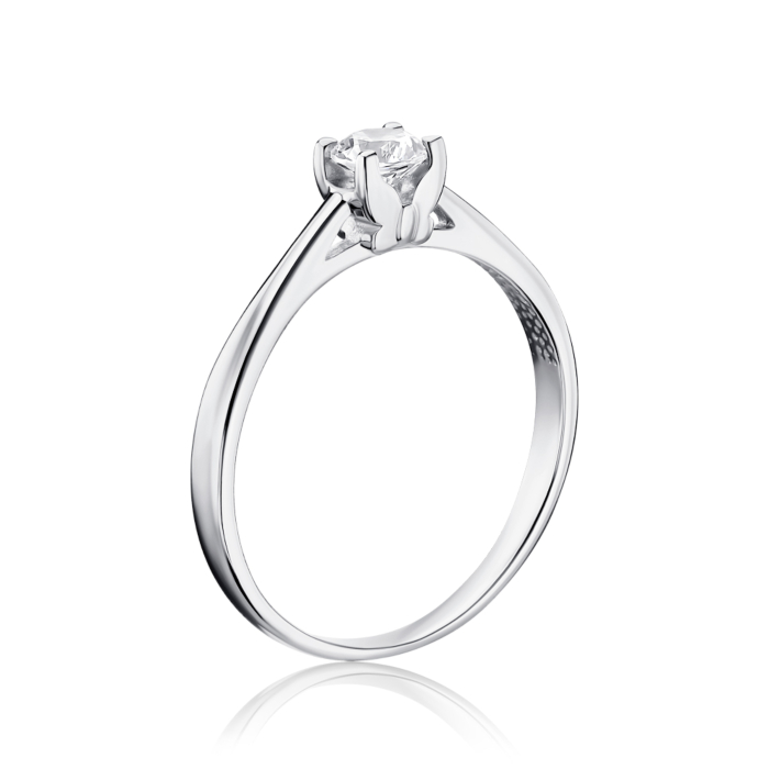 Золотое кольцо с фианитом Tesori 12253/02/1/4027