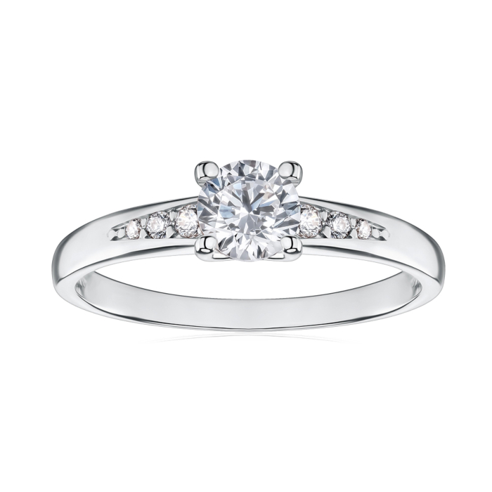 Золотое кольцо с фианитами Tesori 12426/02/1/4183