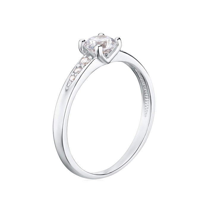 Золотое кольцо с фианитами Tesori 12426/02/1/4183