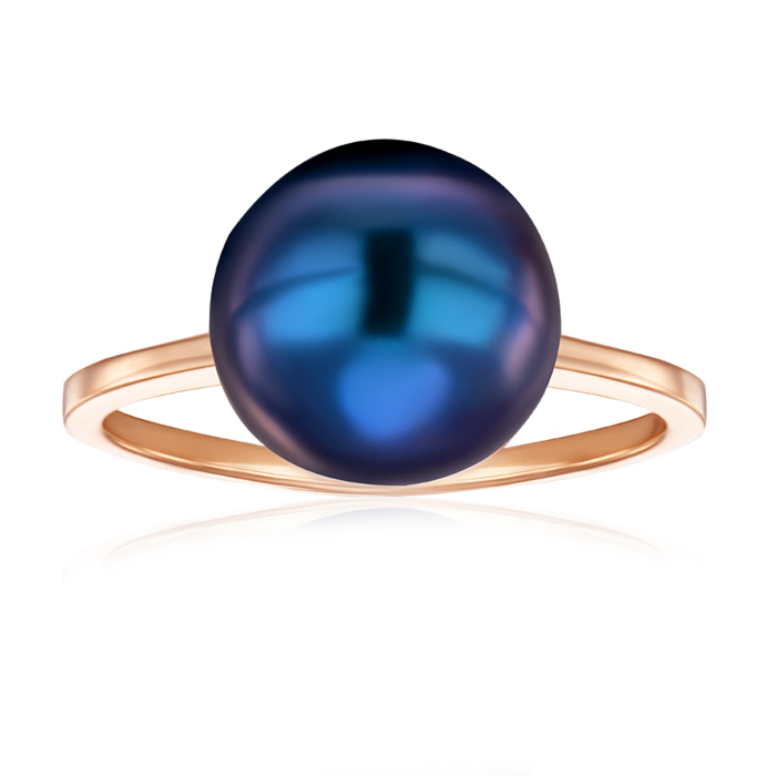 Золотое кольцо с жемчугом. Артикул 13012/ч