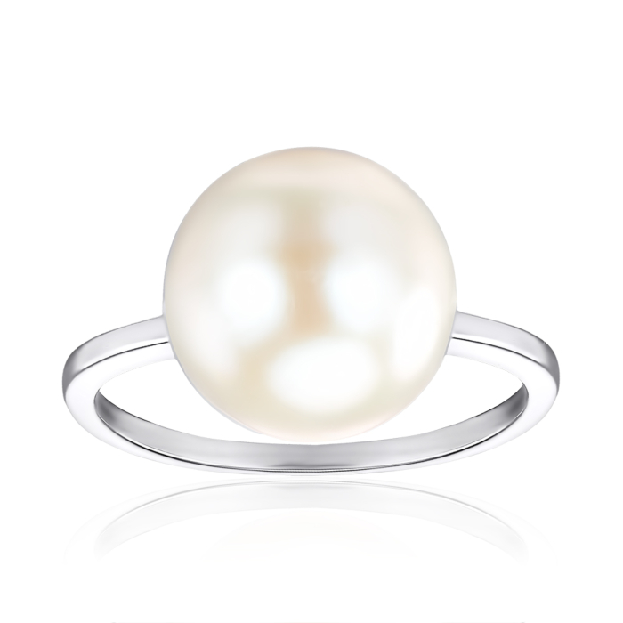Срібна каблучка з перлиною. Артикул 13012/12/1/1926