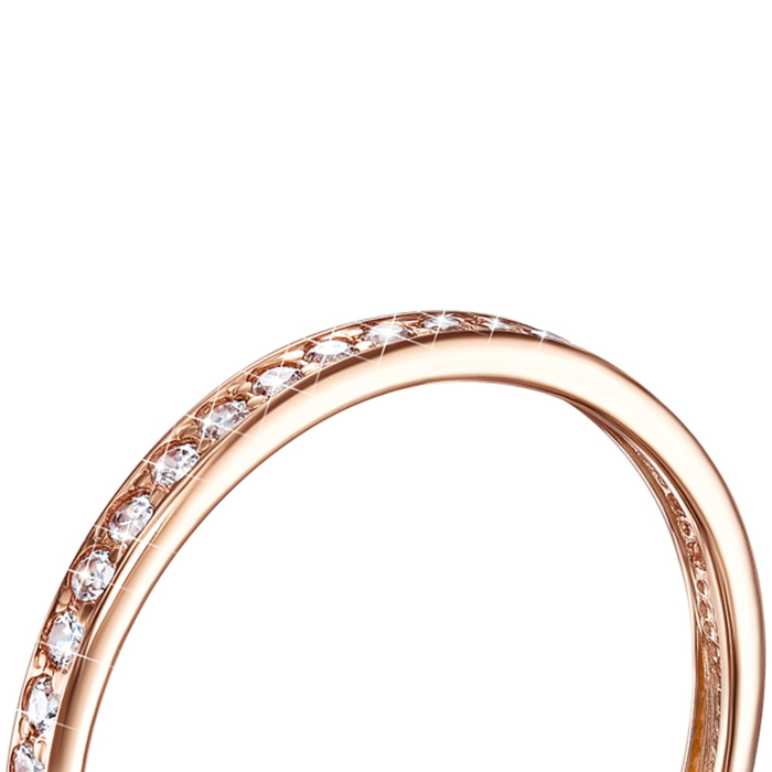 Золота каблучка з фіанітами. Артикул 13106/01/0/13 (13106)