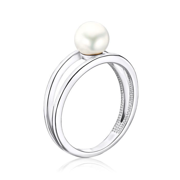 Срібна каблучка з перлиною. Артикул 13220/12/1/1920
