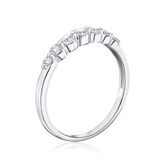 Золота каблучка з фіанітами 13283/02/1/2802