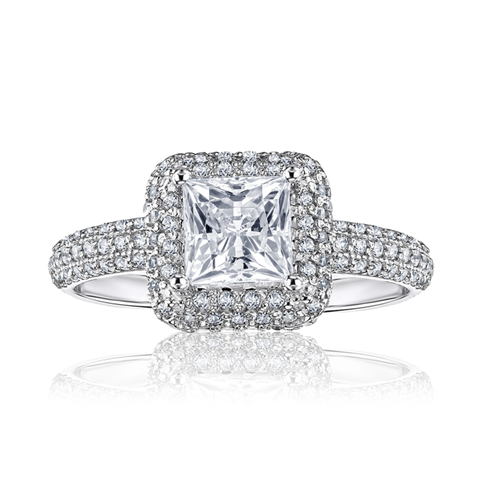 Золота каблучка з фіанітами Tesori 13366/02/1/4448