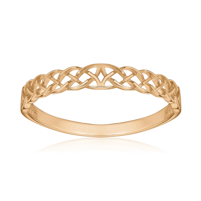 Золота каблучка без вставки 13414/08/0