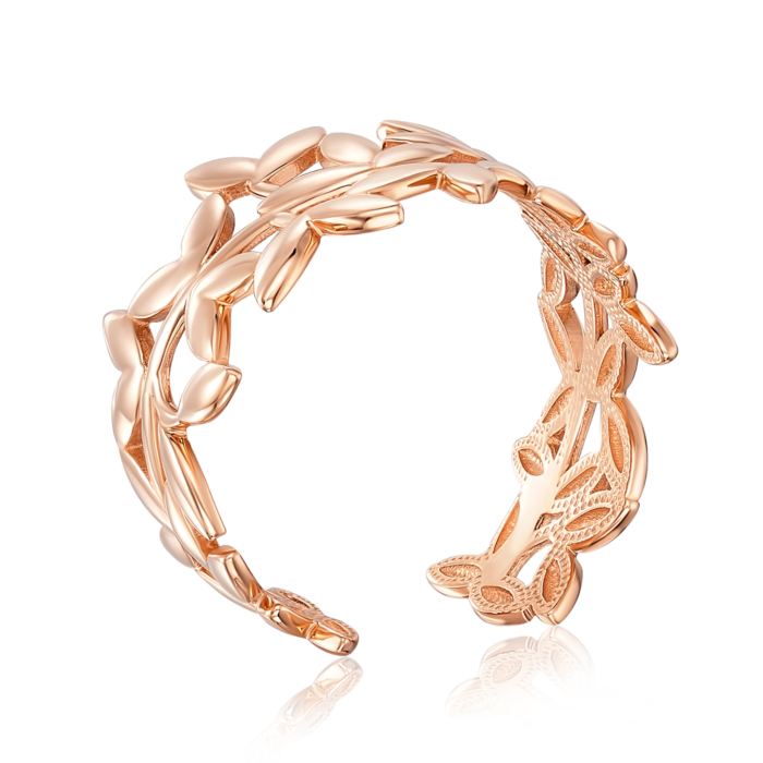 Золотое кольцо без вставки. Артикул 13499/01/0