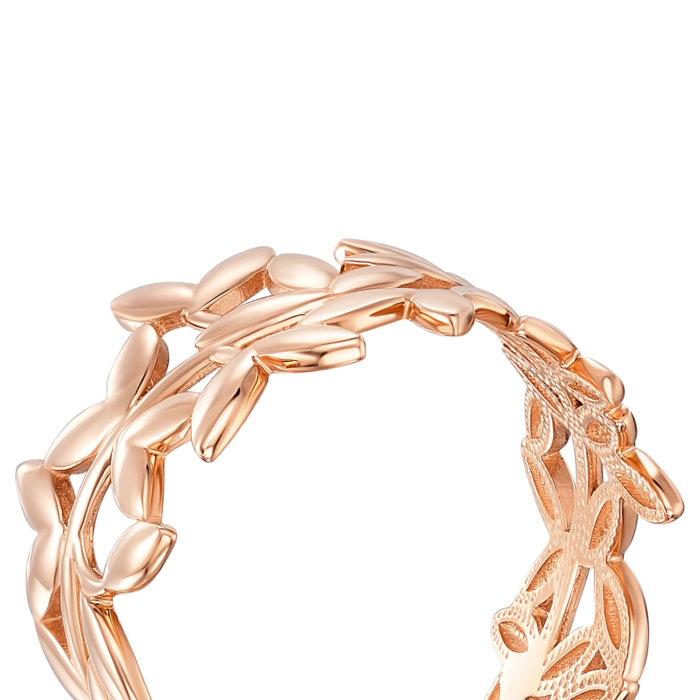 Золотое кольцо без вставки. Артикул 13499/01/0