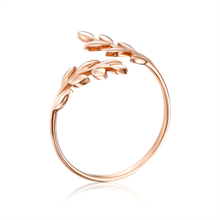 Золотое кольцо без вставки. Артикул 13505/01/0