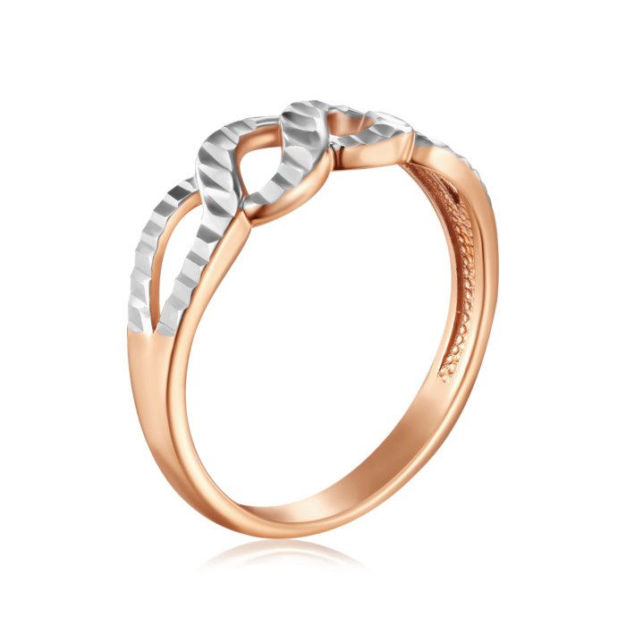 Золота каблучка без вставки. Артикул 13746/01/3