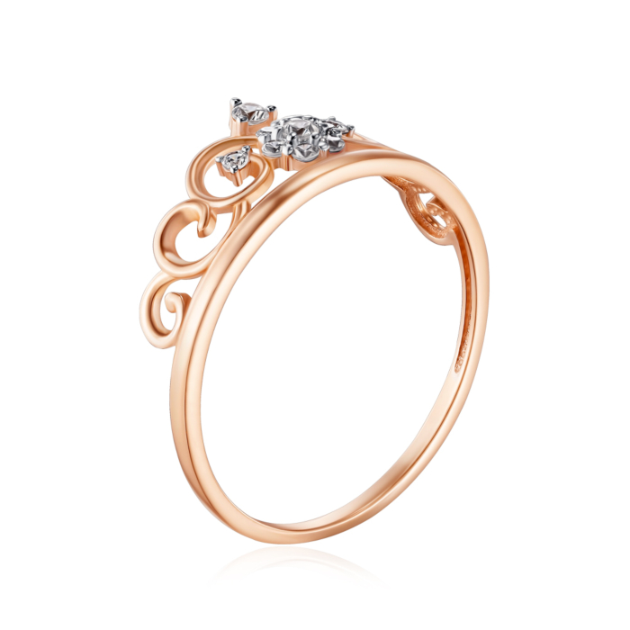 Золотое кольцо Корона 13769/01/1/62