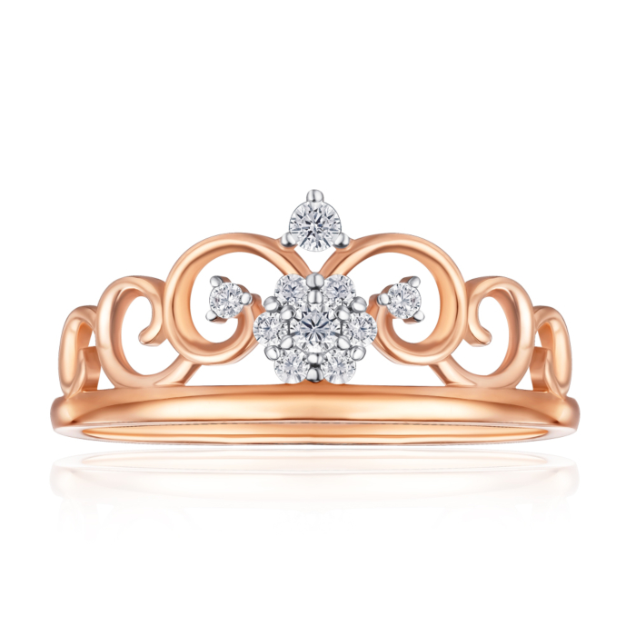 Золотое кольцо Корона 13769/01/1/62