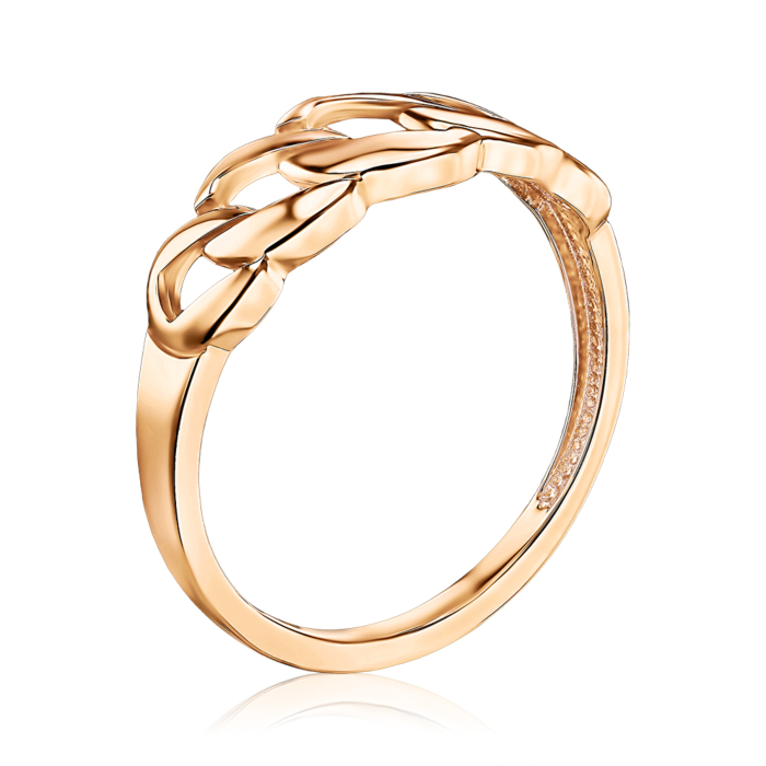 Золота каблучка без вставки 13938/01/0