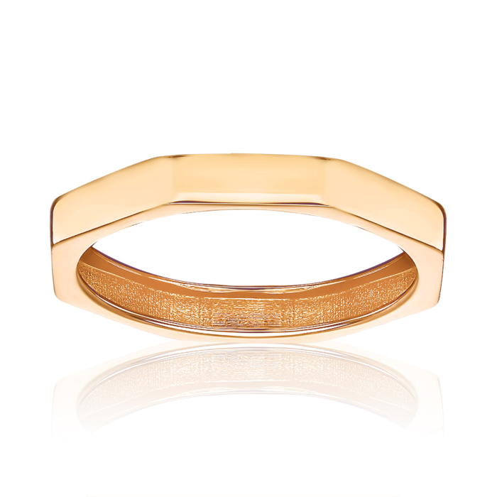 Золота каблучка без вставки 13969/01/0