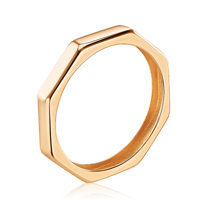 Золота каблучка без вставки 13969/01/0