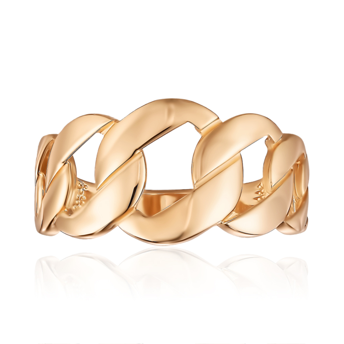 Золота каблучка без вставки 13973/01/0