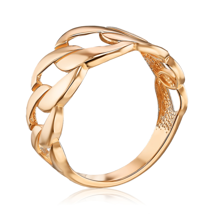 Золота каблучка без вставки 13973/01/0