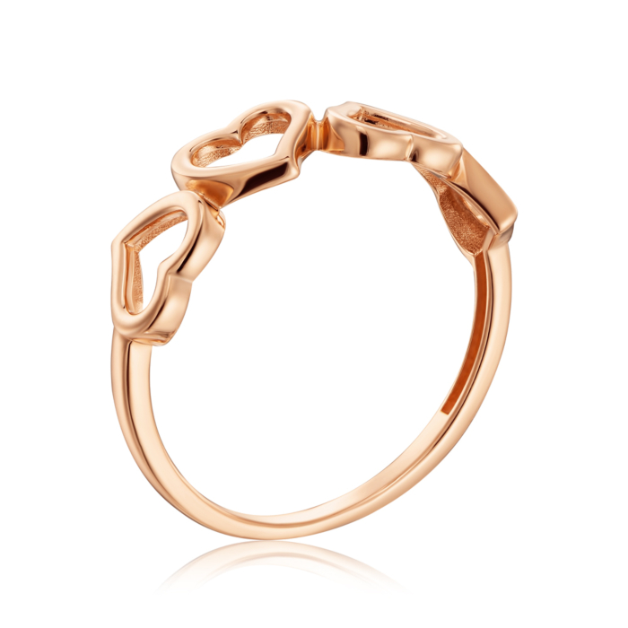 Золотое кольцо без вставки. Артикул 13991/01/0