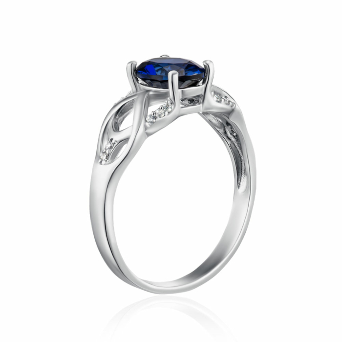 Серебряное кольцо. Артикул 1466/1р-HSPH