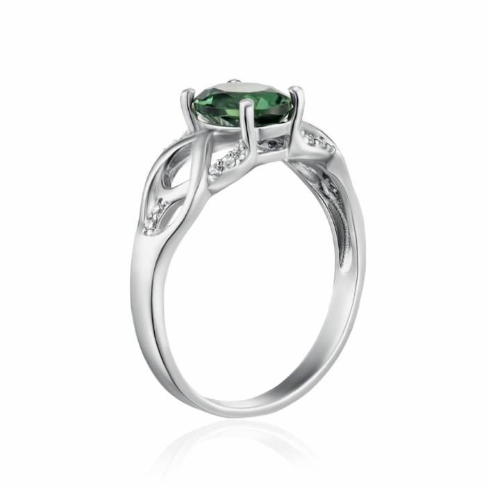 Срібна каблучка. Артикул 1466/1р-QGR