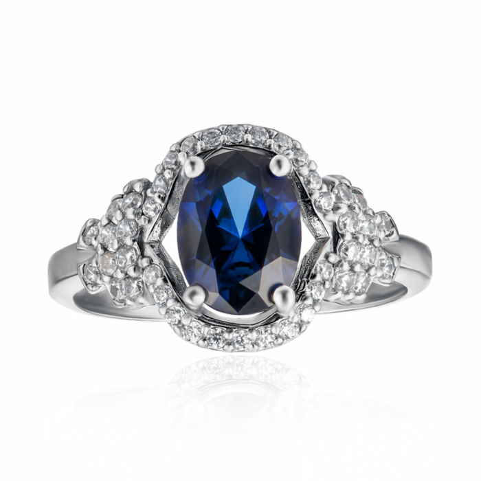 Серебряное кольцо. Артикул 1577/1р-HSPH