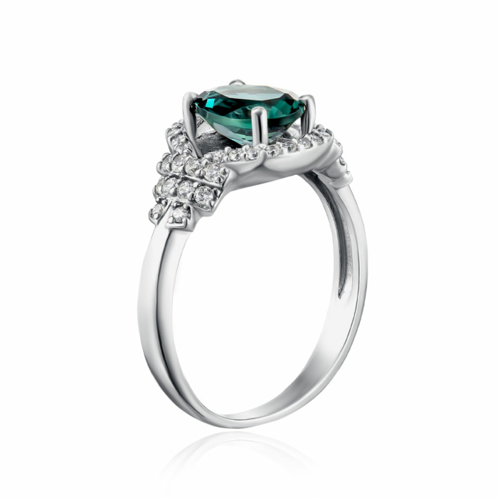 Серебряное кольцо. Артикул 1577/1р-QGR