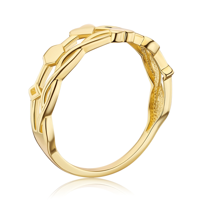Золотое кольцо без вставки. Артикул 17023/03/0
