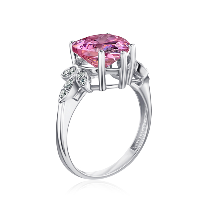 Золотое кольцо с фианитами. Артикул 17108/02/1/21239