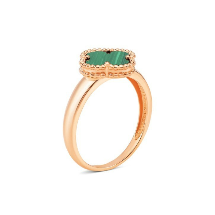 Золота каблучка з малахітом. Артикул UG517132/01/0/21269