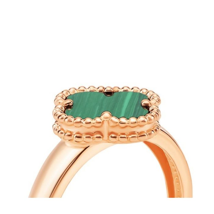 Золота каблучка з малахітом. Артикул UG517132/01/0/21269