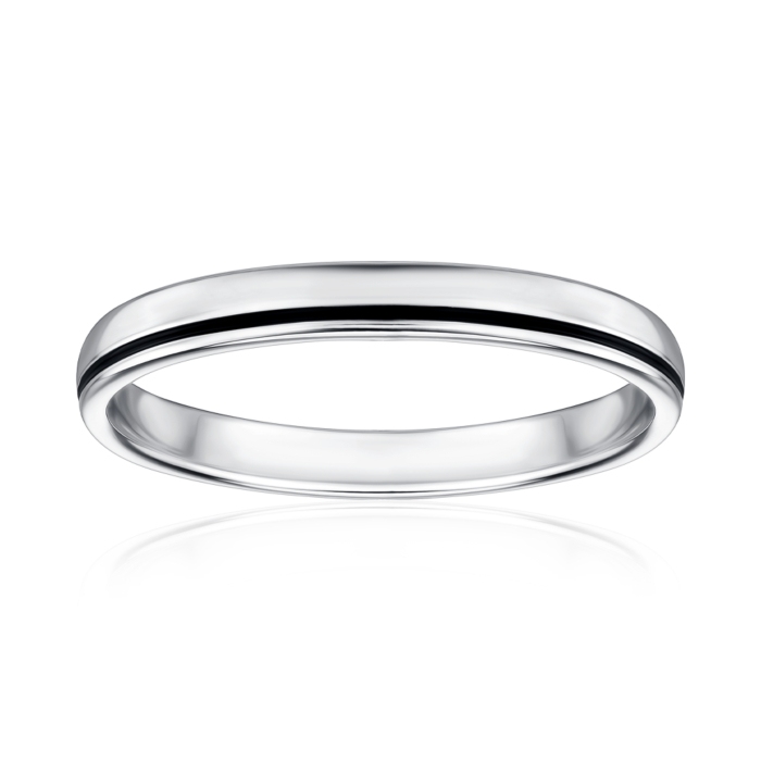 Золота каблучка з емаллю. Артикул 17157/02/1/389