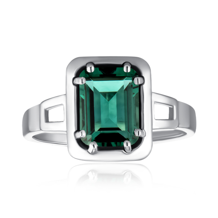 Срібна каблучка з кварцем. Артикул 1716/1р-QGR