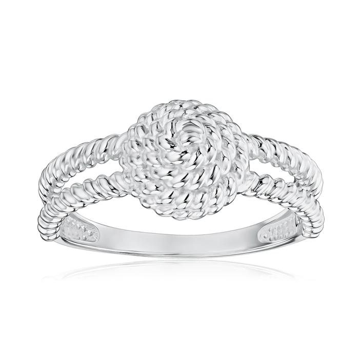 Кольцо из белого золота без вставки 17202/02/1