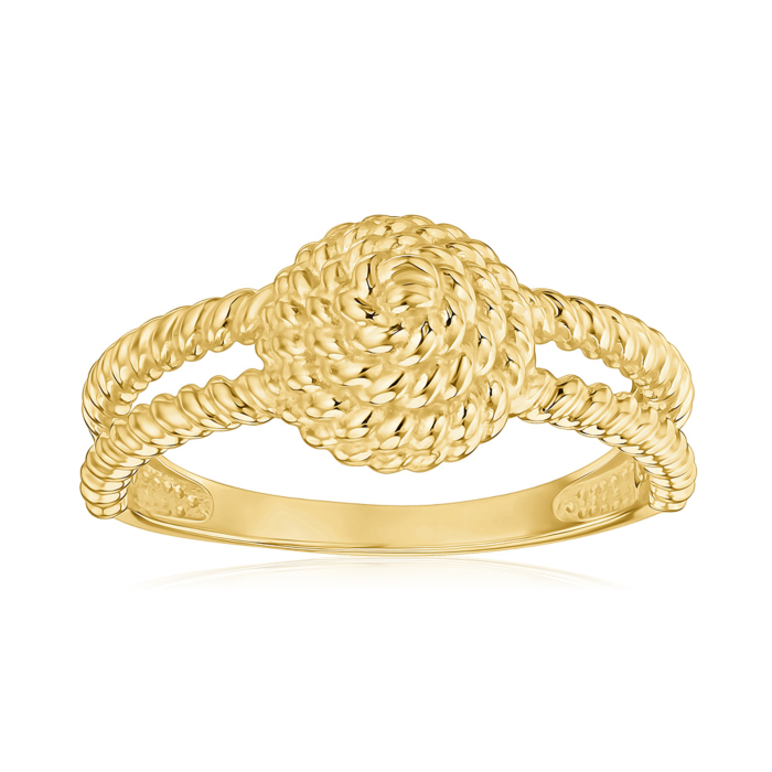 Каблучка з жовтого золота без вставки 17202/03/0