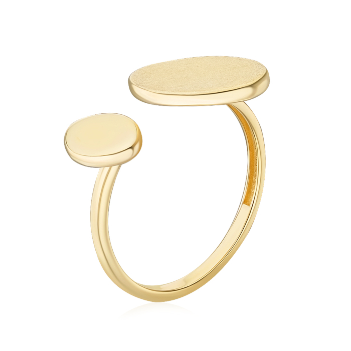 Золотое кольцо без вставки 17206/03/0