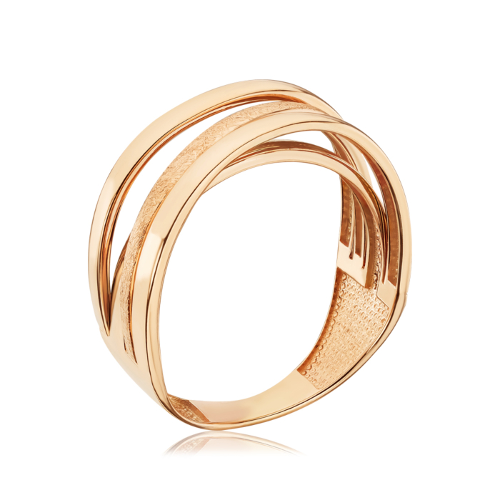 Золота каблучка без вставки 17208/01/0