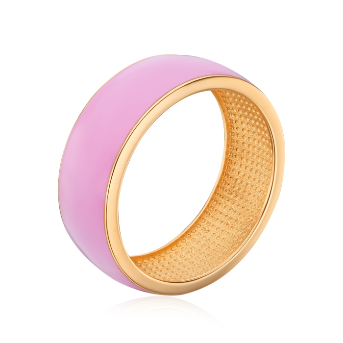 Золотое кольцо с эмалью 17259/01/0/21654