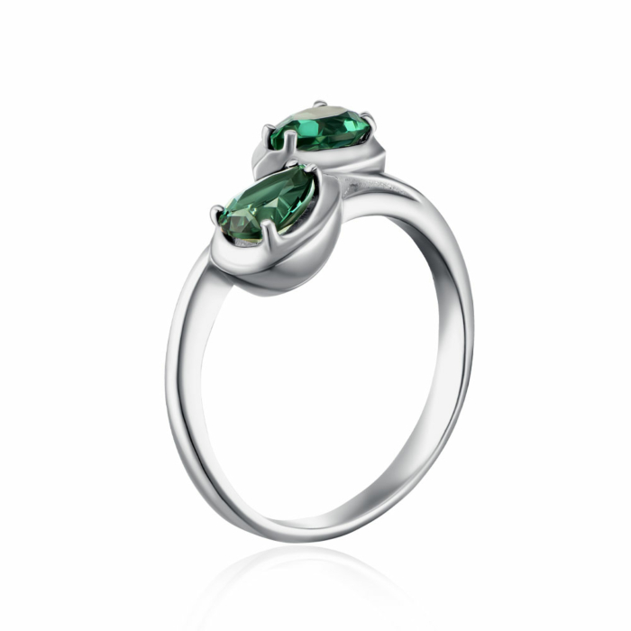 Срібна каблучка з кварцем. Артикул 1744/1р-QGR