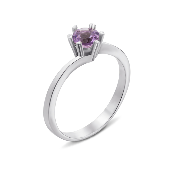 Серебряное кольцо с аметистом. Артикул 1749/9р