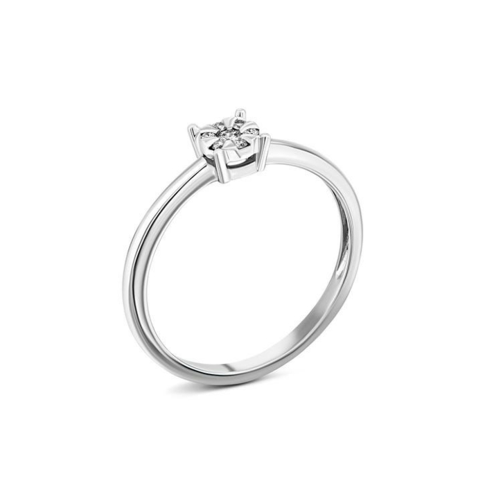 Золотое кольцо с бриллиантами. Артикул UG518/0035/02/01/02