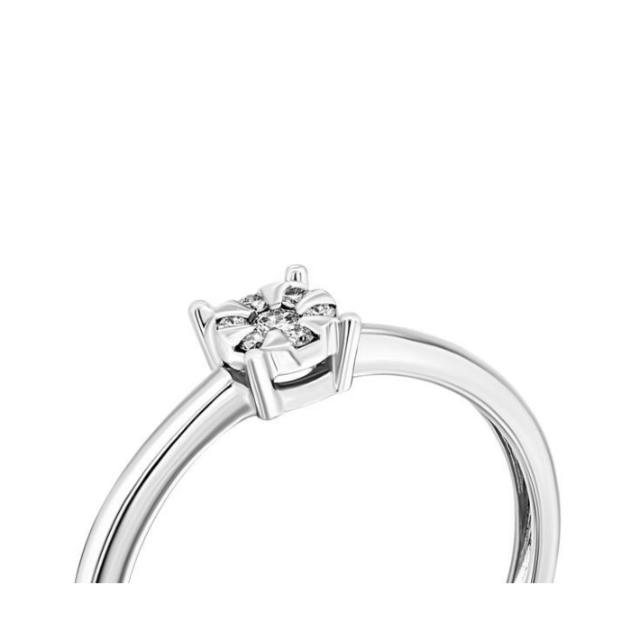 Золотое кольцо с бриллиантами. Артикул UG518/0035/02/01/02