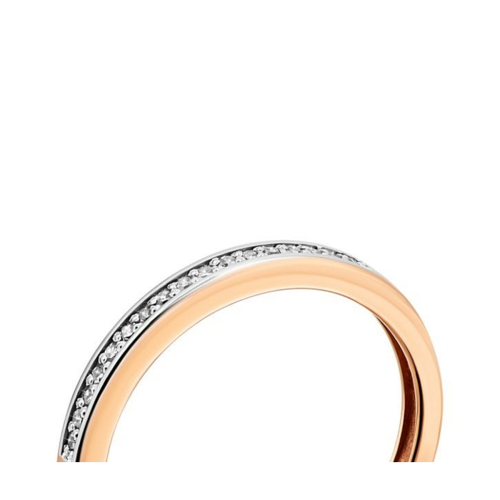 Золотое кольцо с бриллиантами. Артикул UG518/0083/01/01/01