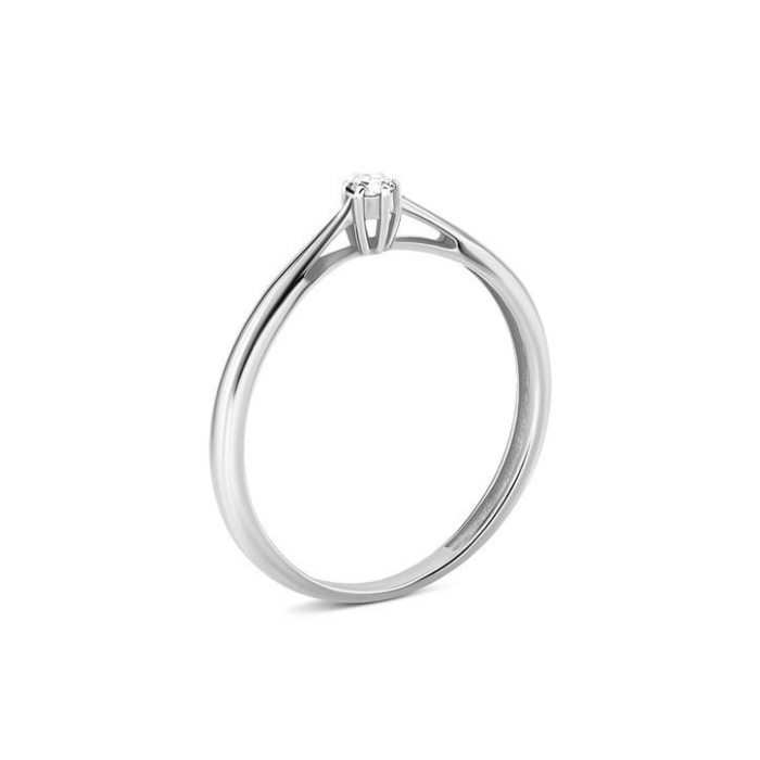 Золотое кольцо с бриллиантом. Артикул UG518/0089/02/01/02