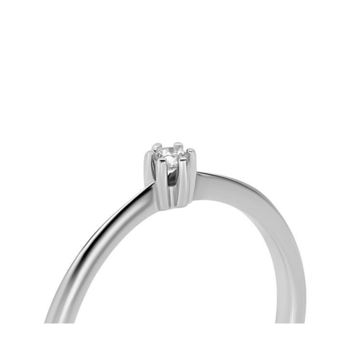 Золотое кольцо с бриллиантом. Артикул UG518/0092/02/01/02