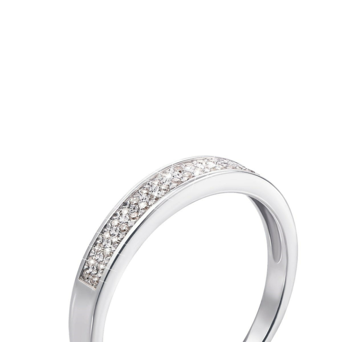 Золотое кольцо с бриллиантами. Артикул UG518/0096/02/01/02