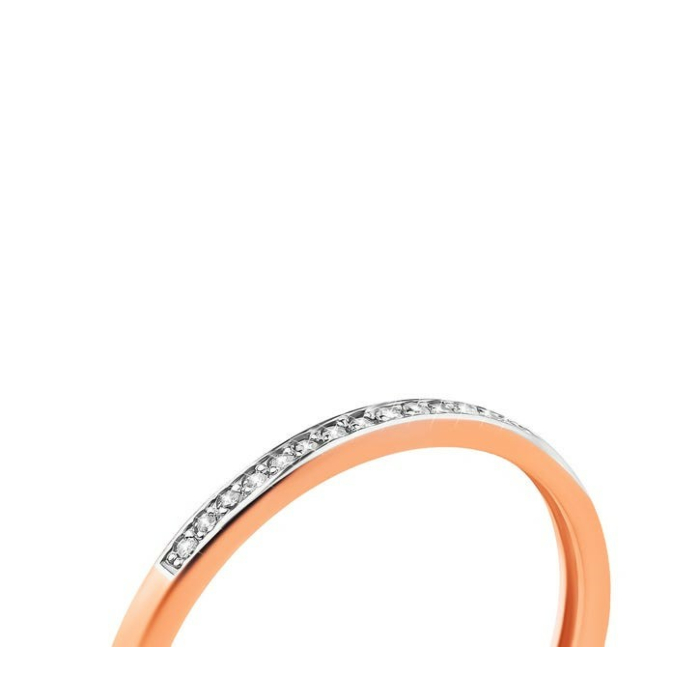 Золота каблучка з діамантами. Артикул UG518/0097/01/01/01