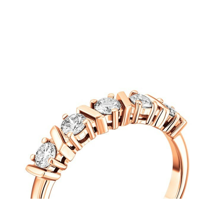 Золота каблучка з діамантами. Артикул UG518/0102/00/01/01
