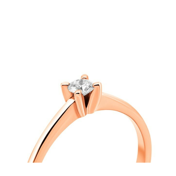 Золотое кольцо с бриллиантом. Артикул UG5180019/01/00/0051
